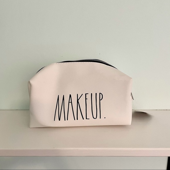 Rae Dunn NWT Cosmetics Pouch Makeup Bag Toiletries - Picture 1 of 6